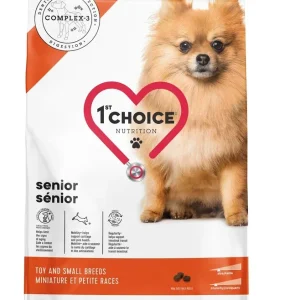 1st Choice – Chien Sénior Miniature et Petite Race Poulet – Nourriture Sèche pour Chiens Âgés