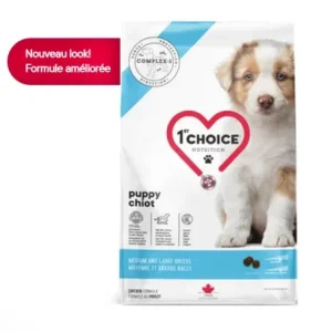 1ST CHOICE – Formule Chiot Moyenne et Grande Race pour chien