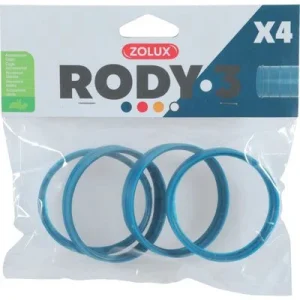 4 anneaux connecteur pour tube Rody couleur taille ø 6 cm pour rongeu