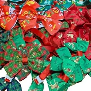50 Noeuds papillons Noël pour animaux