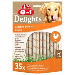 8in1 Delights Bâtonnets torsadés poulet pour petit chien ► Acheter pas che ✔