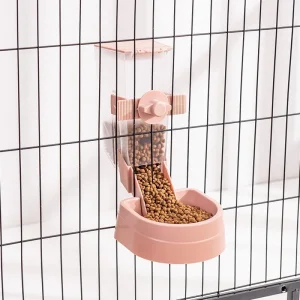 Abreuvoir Nourriture Lapin : Rose