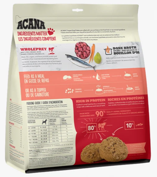 ACANA LYOPHILISÉE, Nourriture pour chiens recette au boeuf en galettes, 397g ( 14 oz ) - Image 2