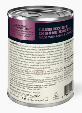 ACANA PREMIMUM CHUNKS, Conserve pour chiens à l’agneau avec bouillon d’os - Image 2