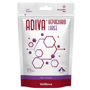 Adiva Hepaguard Medium/Large pour Chien – 30 Chews