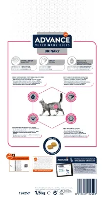 ADVANCE VETERINAIRE CHAT URINARY 1.5Kg Animal