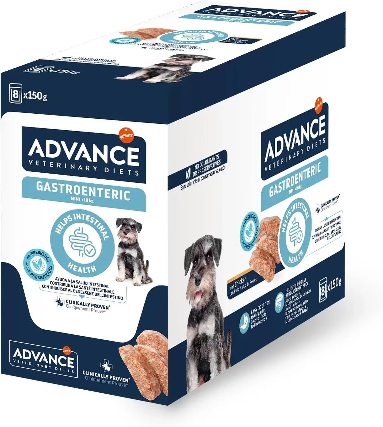 Advance Veterinary Diets Gastroenteric Mini chien 8 x 150g