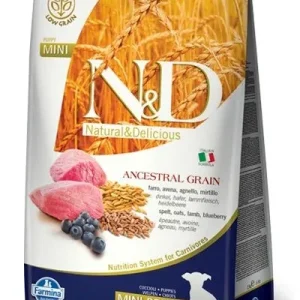Agneau & Myrtille Ancestral Grain chiot mini (2.5 kg) – Farmina J’ai plus de croquettes