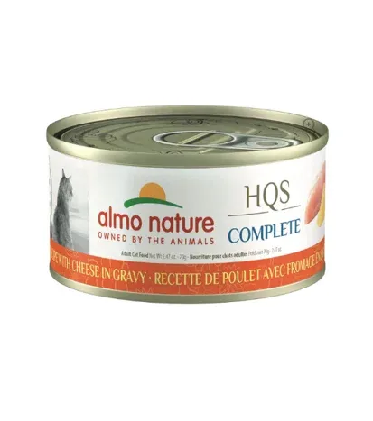 ALMO NATURE – Conserve Poulet et fromage en sauce pour chat