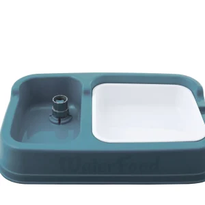 Animalis - Distributeur Eau/Croquettes pour Chien - Bleu