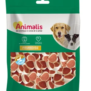 Animalis - Friandises Bouchées Poulet et Poisson pour Chien - 100g