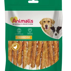 Animalis - Friandises Roulés au Poulet pour Chien - 100g