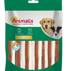 Animalis - Friandises Sandwiches Poulet et Poisson pour Chien - 100g