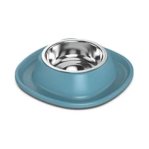 Animalis - Gamelle en Inox Soft Bleu pour Chat