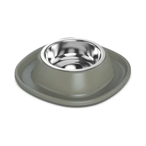 Animalis - Gamelle en Inox Soft Gris pour Chat