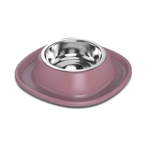 Animalis - Gamelle en Inox Soft Rose pour Chat