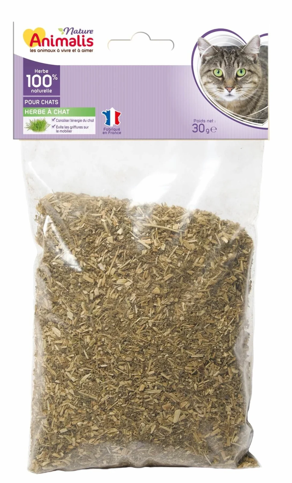 Animalis - Herbe à Chat Catnip 100% Naturelle pour Chat - 30g