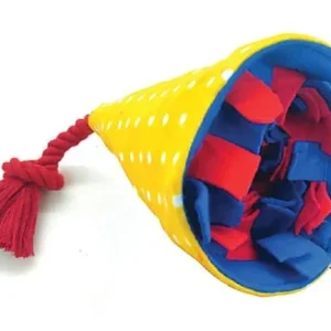Animalis - Jouet Anniversaire Cache Friandises pour Chiens - 30cm