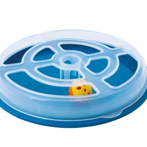 Animalis - Jouet Balle Vertigo pour Chat Bleu