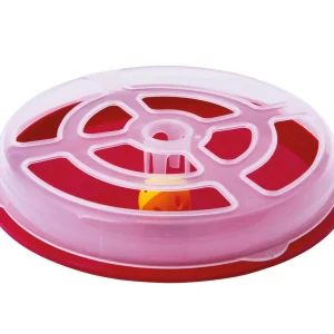 Animalis - Jouet Balle Vertigo pour Chat Rouge