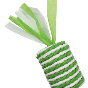 Animalis - Jouet Cylindre Sisal Vert pour Chat - 12cm
