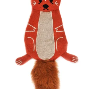 Animalis - Jouet Ecureuil en Laine Recyclée pour Chiens - 35cm