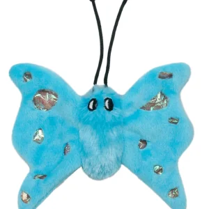 Animalis - Jouet Papillon Iris Bleu pour Chat - 16cm