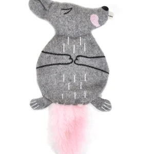 Animalis - Jouet Souris en Laine Recyclée pour Chiens - 33cm