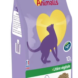 Animalis - Litière végétale pour Chats - 10L