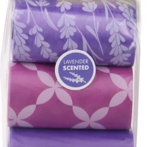 Animalis - Lot de 15 Sacs Propreté Senteur Lavande pour Chien - x4