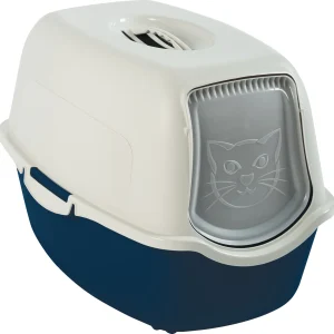 Animalis - Maison de Toilette pour Chat - Bleu