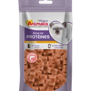 Animalis Nature - Friandises Cube de Saumon pour Chat - 50g