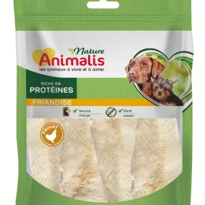 Animalis Nature - Friandises Escalope de Poulet pour Chien - 100g