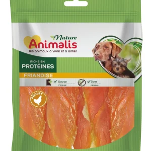 Animalis Nature - Friandises Tendres Escalopes de Poulet pour Chien - 250g