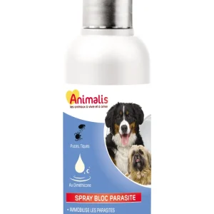 Animalis Nature - Spray Bloc parasites au Diméthicone pour Chien - 200ml