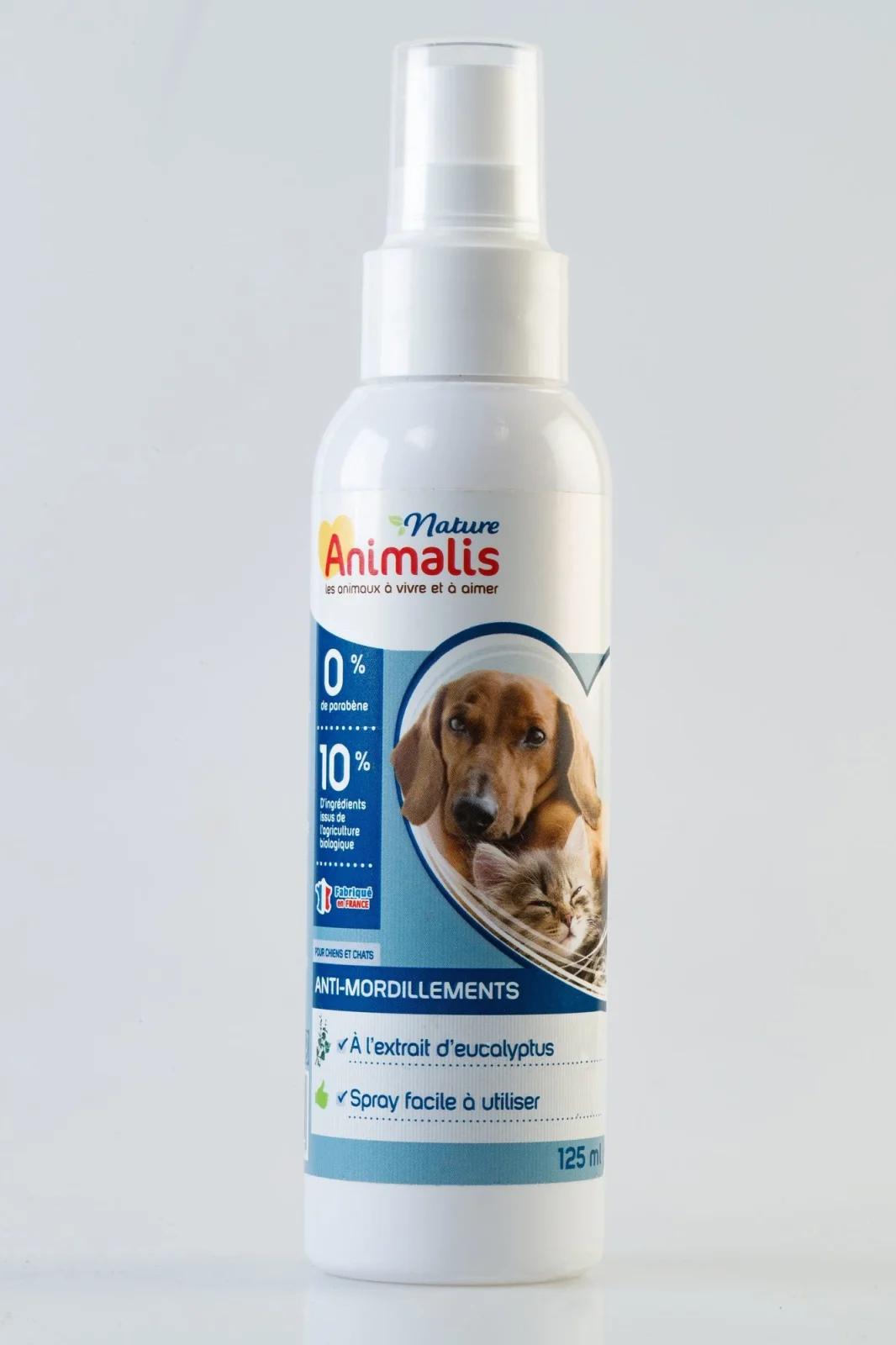 Animalis - Spray Anti Mordillements pour Chiens et Chats - 125ml