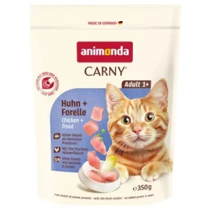 animonda Carny Adult poulet, truite pour chat