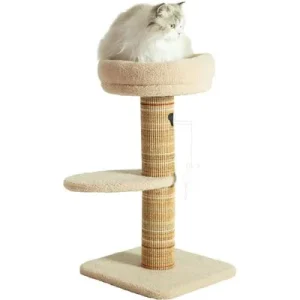 Arbre à chat Boréal 70 cm beige pour chat