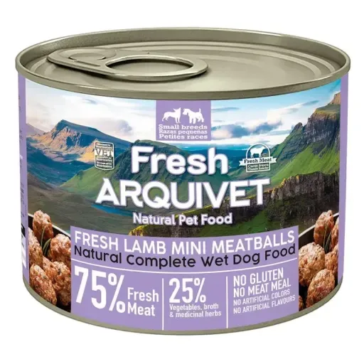 Arquivet Mini boulettes de viande d’agneau fraîches, nourriture humide – France