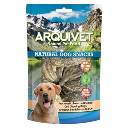 Arquivet Snacks pour chiens Anneaux à mâcher avec du cabillaud – France