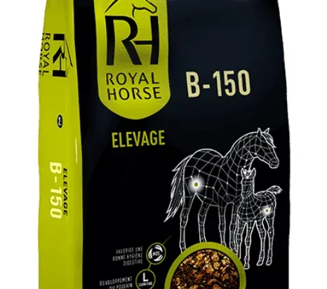 B 150 25KG Aliment floconné pour chevaux d’élevage Animal