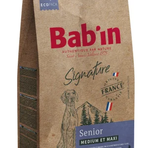 Bab'in - Croquettes Poulet pour Chien Medium & Maxi Senior