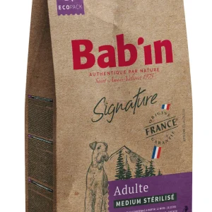 Bab'in - Croquettes Poulet pour Chien Medium Stérilisé