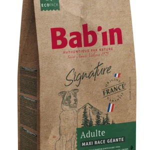 Bab'in - Croquettes Poulet pour Chiens de Grandes Races - 12 kg