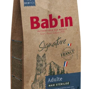 Bab'in - Croquettes Poulet pour Chiens Maxi Stérilisés - 12kg