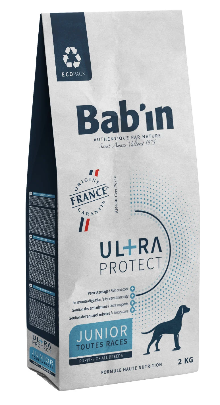 Bab'in - Croquettes Poulet pour Chiot Medium
