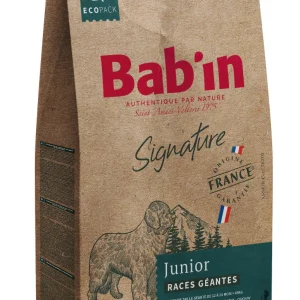 Bab'in - Croquettes Poulet pour Chiots 2ème Age Grande Race - 12kg
