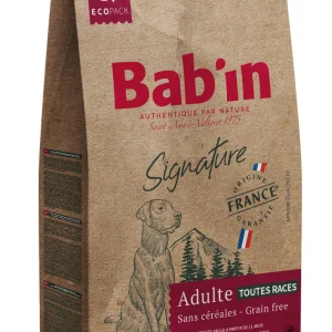 Bab'in - Croquettes sans Céréales Canard pour Chien Medium