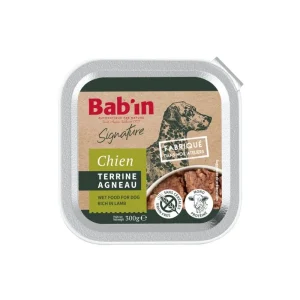 Bab'in - Terrine à l'Agneau pour Chiens - 300g