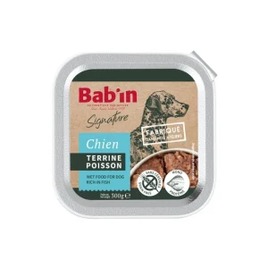 Bab'in - Terrine au Poisson pour Chiens - 300g